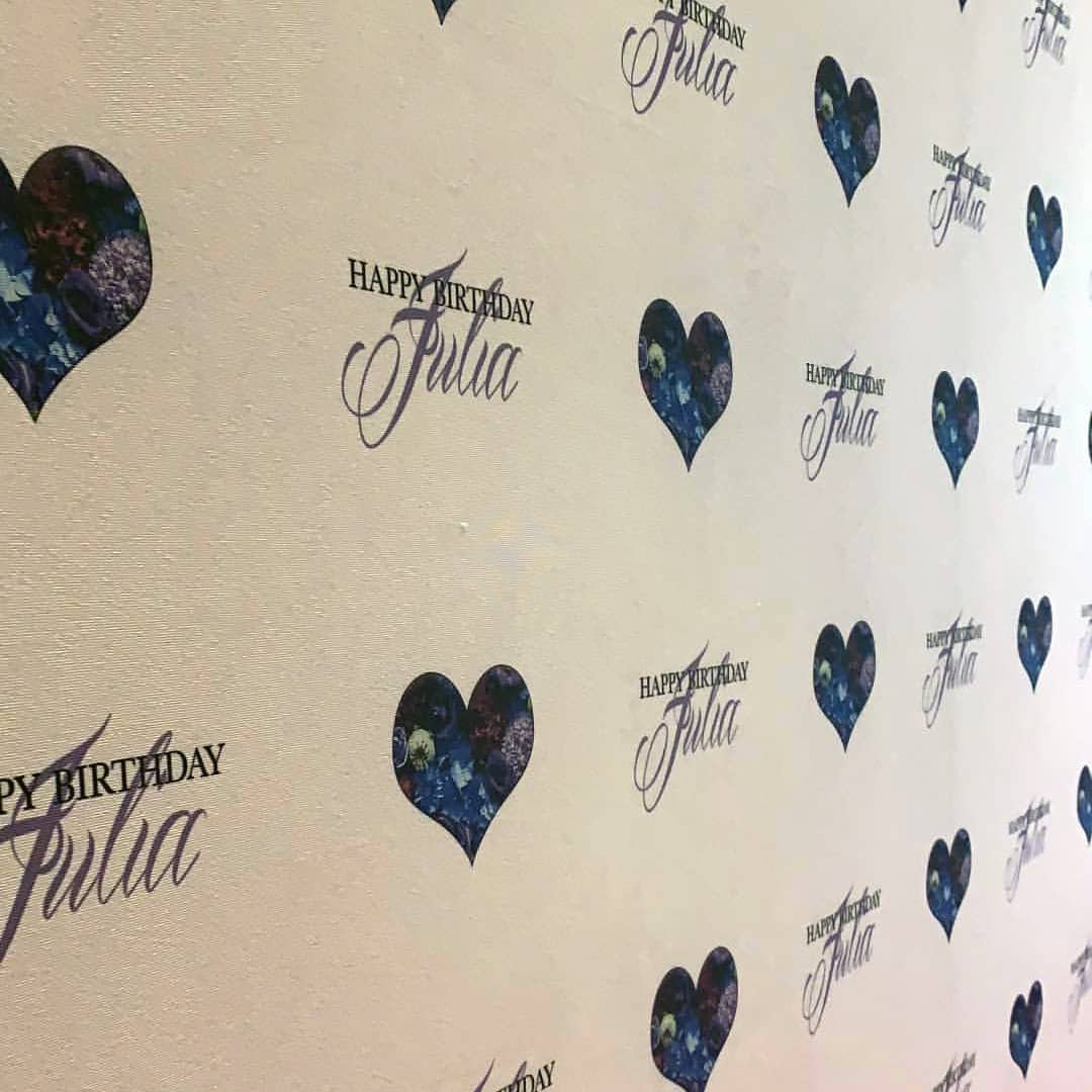 Backdrop or Step & Repeat Sample