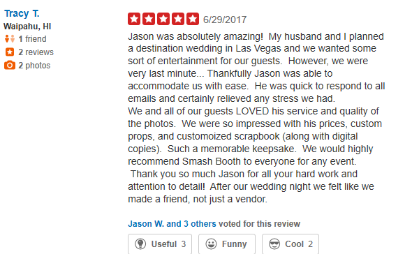 5 star review yelp