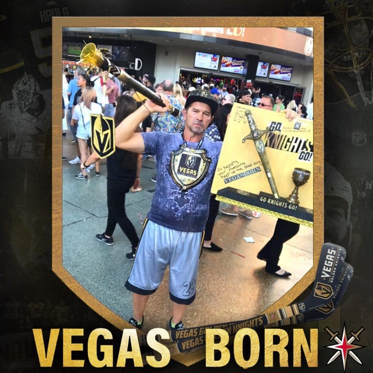Man posing for a picture Vegas born