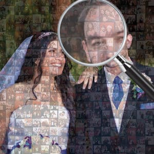 wedding mosaic example Photo Booth Rentals in Las Vegas Smash Booth