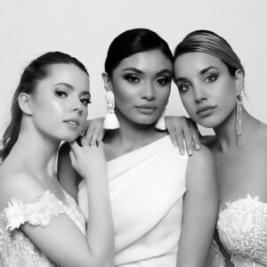 3 brides in a glamour kardashian style photo booth Photo Booth Rentals in Las Vegas Smash Booth