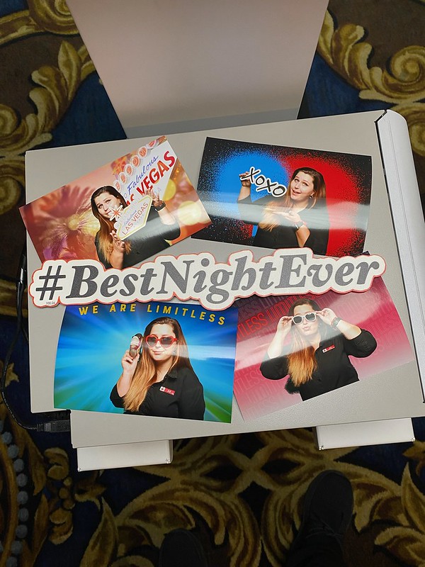 Custom-photo-booth-prints-with-branded-hashtag-#BestNightEver-on-luxury-photo-strip-template-for-event-guests