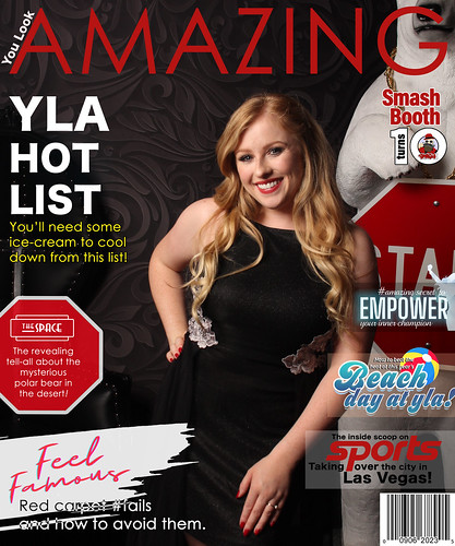 woman-in-black-dress-posing-with-luxury-las-vegas-hot-list-magazine-cover