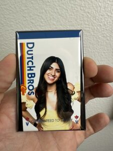 dutch-bros-coffee-gift-card-with-womans-portrait-printed-by-smash-booth