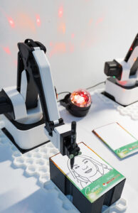 closeup-of-photo-booth-equipment-on-display-table