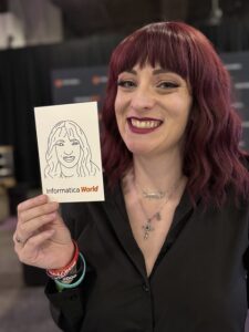 woman-with-red-hair-holding-custom-caricature-card